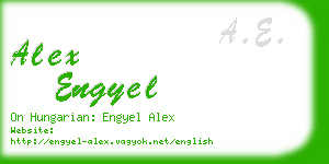 alex engyel business card